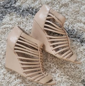 Gladiator Wedge Nude